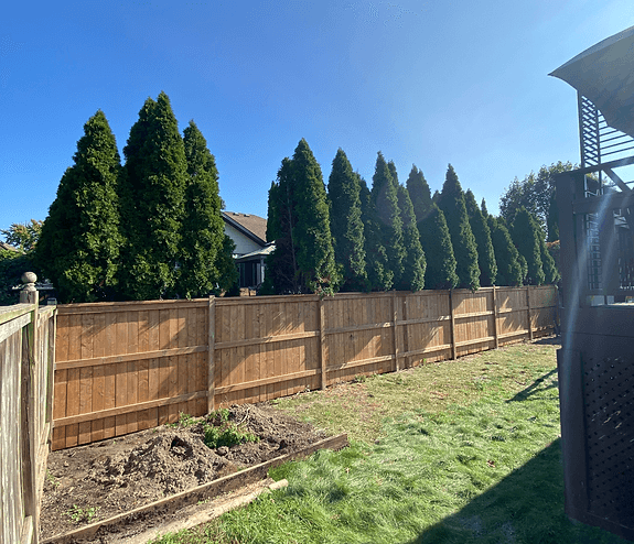 Wood post installation